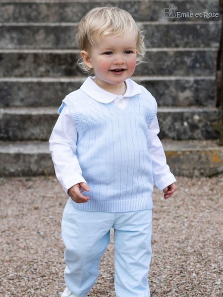 Emile Et  Rose Blue Three-Piece Occasionwear Set (C46534) | €98