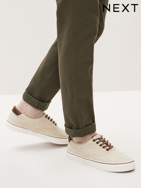 White Regular Fit Classic Canvas Pumps (C46734) | €18