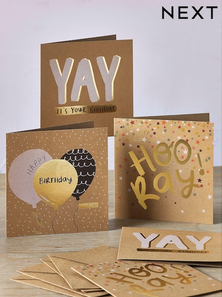 6 Pack Craft Birthday Cards (C46776) | 235 грн