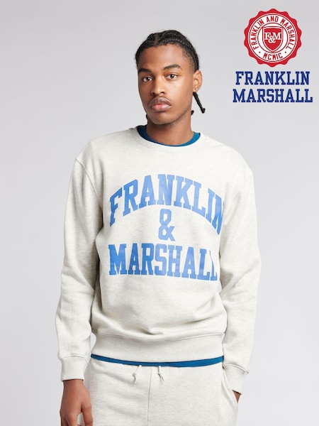 Franklin & Marshall Mens Arch Letter BB Crew Top (C47052) | 3 004 грн