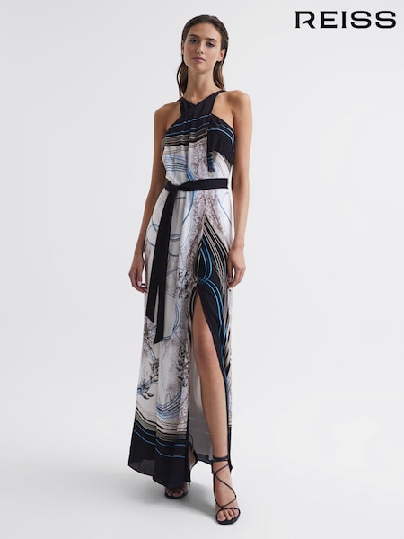 Reiss Hope Jewel Print Maxi Dress (C47318) | R$ 2.450