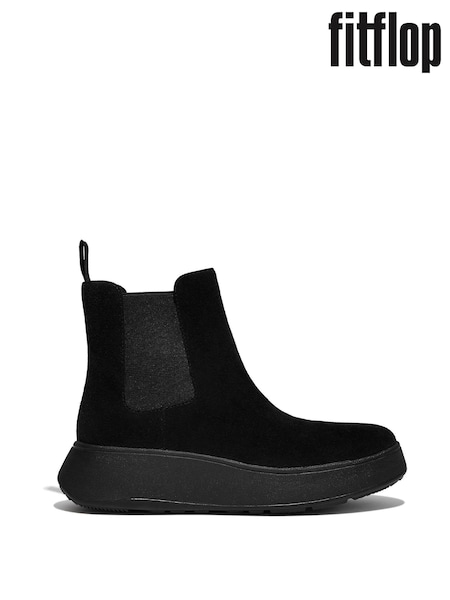 Fitflop Leather F-Mode Flatform Chelsea Boots (C48196) | €198