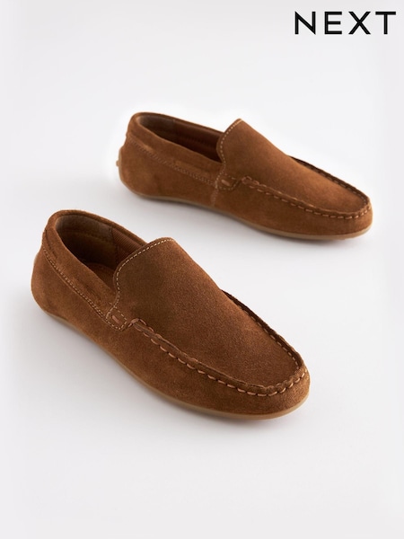 Tan Brown Suede Loafers (C48952) | €30 - €38