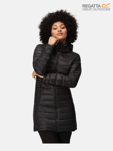 Regatta Black Andel III Longline Insulated Jacket (C49423) | AED224