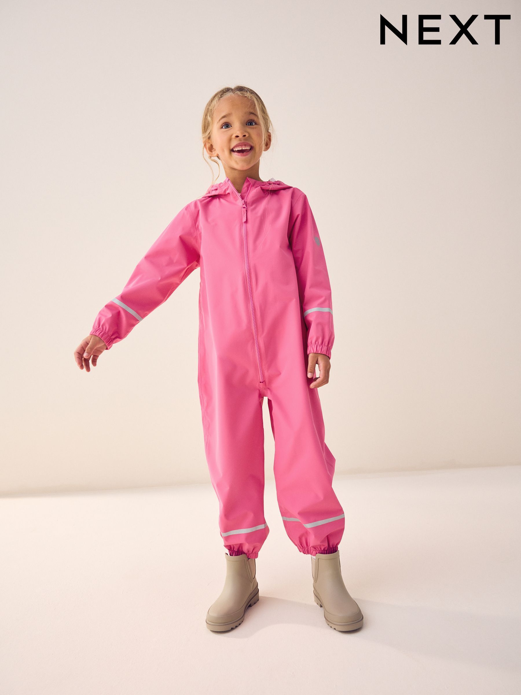 Girls Puddle Suits Pink Girlsclothing Next Kazakhstan