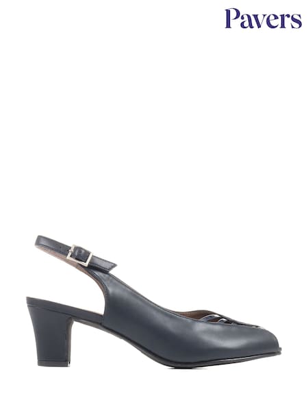 modra - Pavers Peep Toe Slingback High Heels (C50272) | € 53