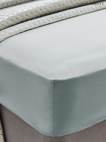 Laura Ashley Pale Seaspray Blue 400 Thread Count 100% Cotton Fitted Sheet (C50969) | €40 - €60
