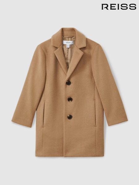 Kameli - Reiss Gable Yksirivinen napitus Päällystakki (C51685) | €186