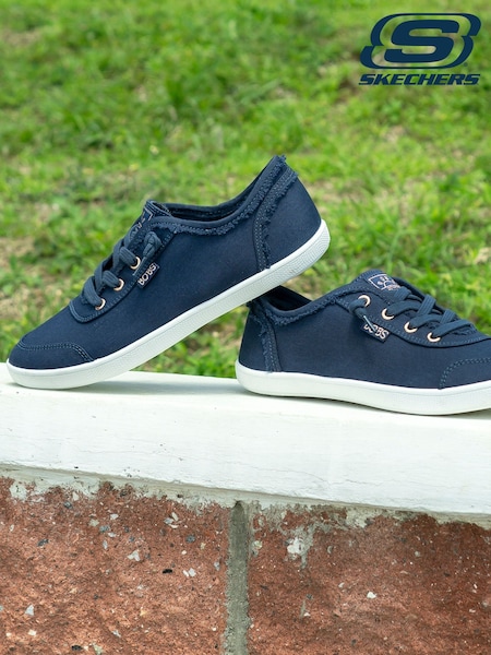 Marineblauw - Skechers Womens Bobs B Cute Trainers (C52506) | € 67