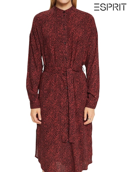 Esprit Orange Patterned Dress (C52938) | €35