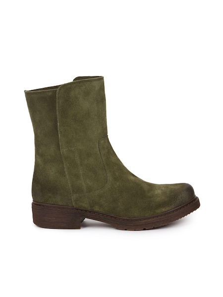 Celtic & Co. Green Essential Leather Ankle Boots (C53558) | €126