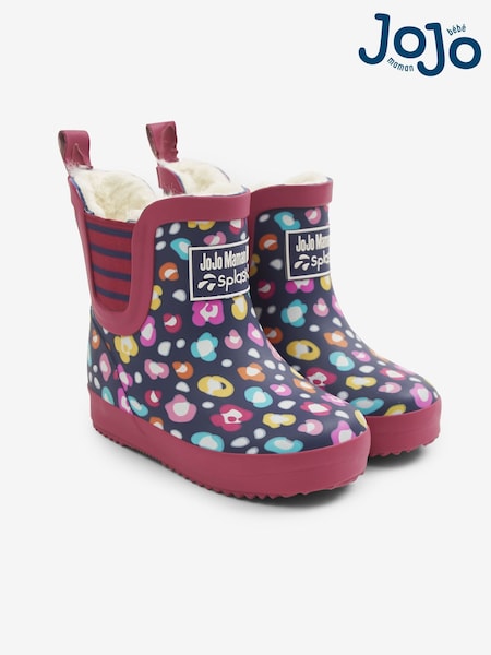 JoJo Maman Bébé Cosy Lined Printed Ankle Wellies (C53562) | ‏137 د.إ.‏