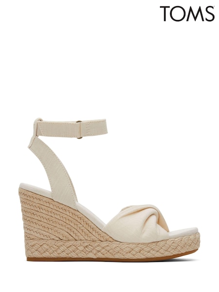 Natur - Toms Marisela Vegane Sandalen in Flechtoptik (C53885) | 30 €