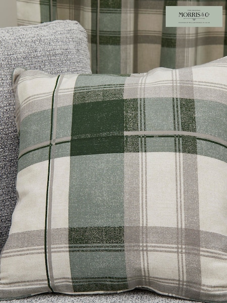 Fusion Green Balmoral Check 100% Cotton Filled Cushion (C54349) | €23
