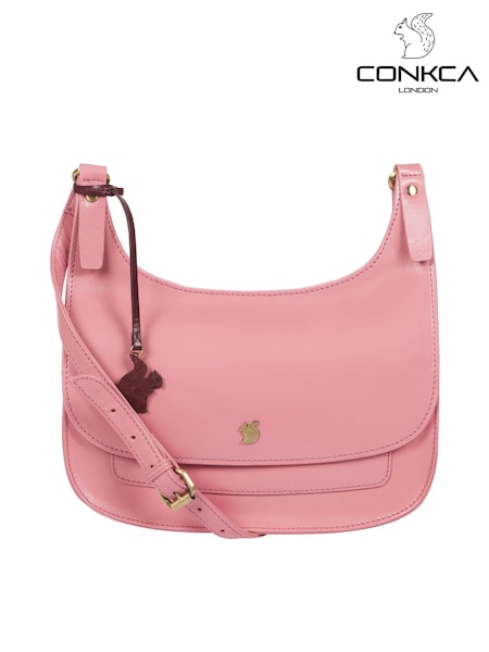 Conkca Ellipse Leather Cross-Body Bag (C54509) | $103