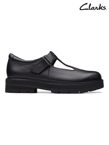 Clarks Black Multi Fit Prague Brill Shoes (C54762) | €15