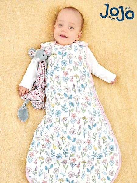 JoJo Maman Bébé Cream Meadow 2.5 Tog Sleeping Bag (C54803) | R$ 275