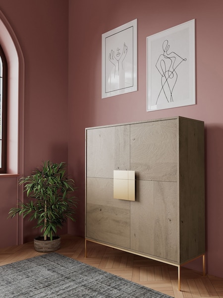 Swoon Grey Banner Cabinet (C54972) | €1,007