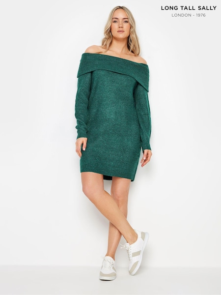 Verde - Long Tall Sally Model bardot tunică (C55353) | 276 LEI