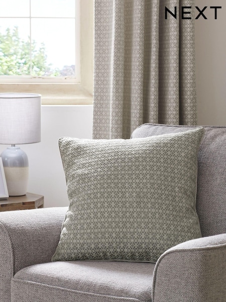 Mini Geometric Embroidered Cushion (C55489) | ‏51 د.إ.‏