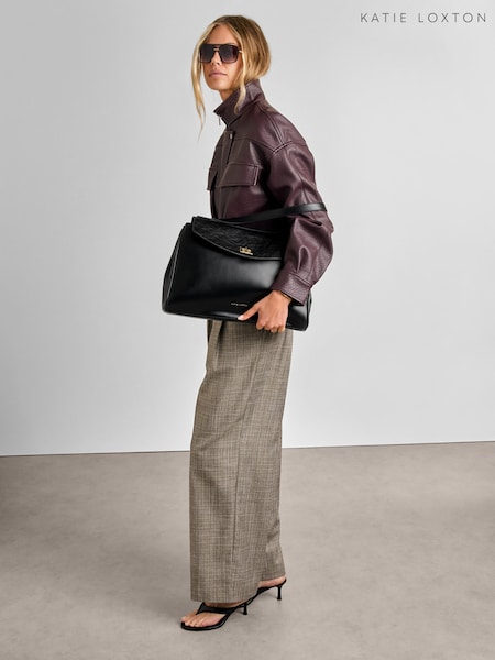Black - Katie Loxton Victoria Shoulder Bag