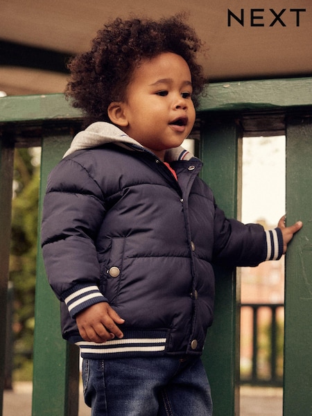 Mornarsko modra - Padded Coat (3mths-7yrs) (C56171) | € 23 - € 27