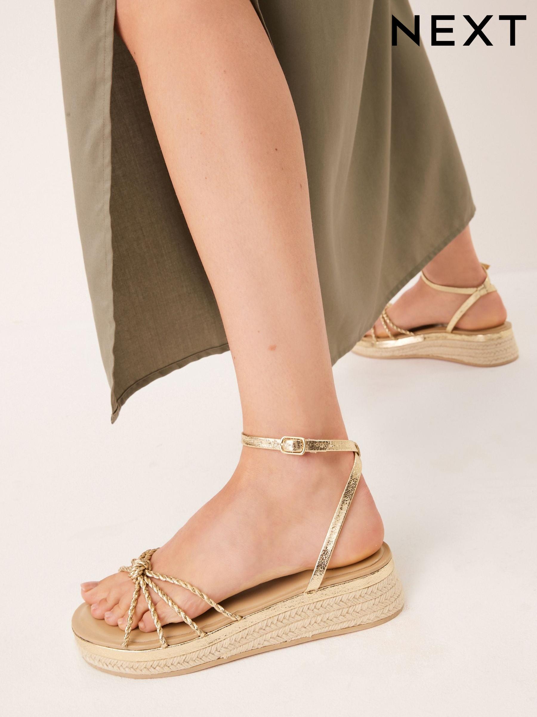 Women s Sale Gold Wedge Casual Footwear Next Luxembourg