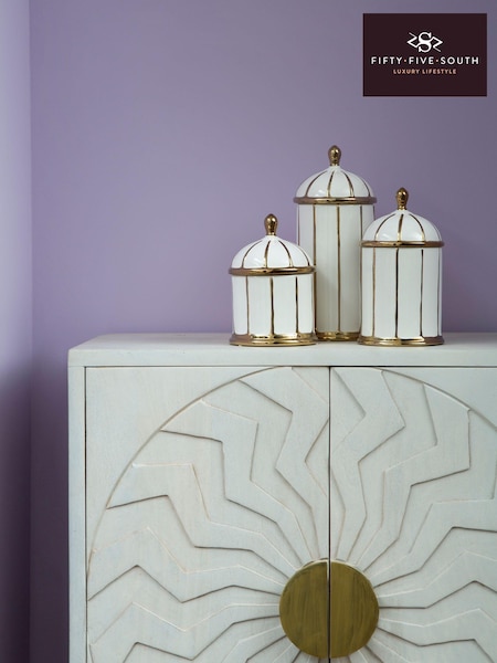 Fifty Five South Colette Large Ceramic Jar (C56757) | ‏227 د.إ.‏