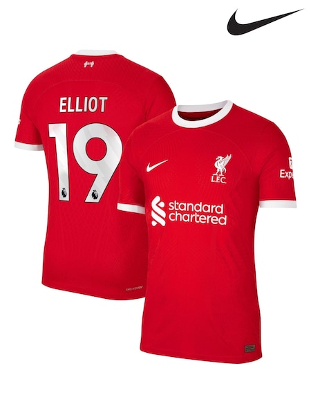 Elliot - 19 - Nike Liverpool Home Match Shirt 2023-24 (C56800) | 597 LEI