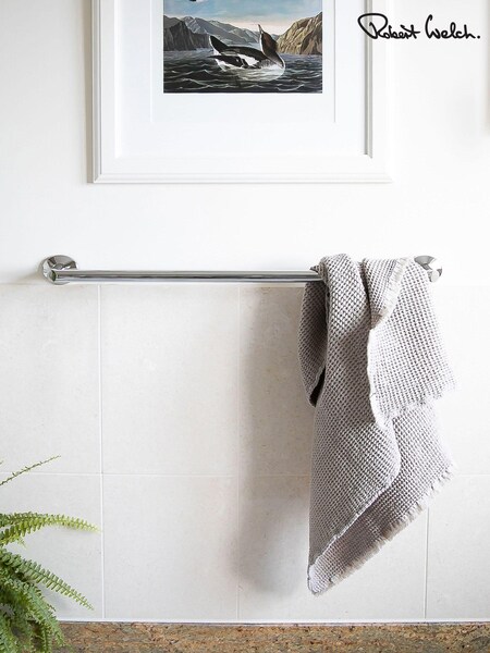 Robert Welch Silver Oblique Towel Rail (C56885) | €109