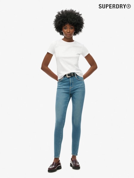 Superdry Blue Vintage High Rise Skinny Denim Jeans (C57572) | €99