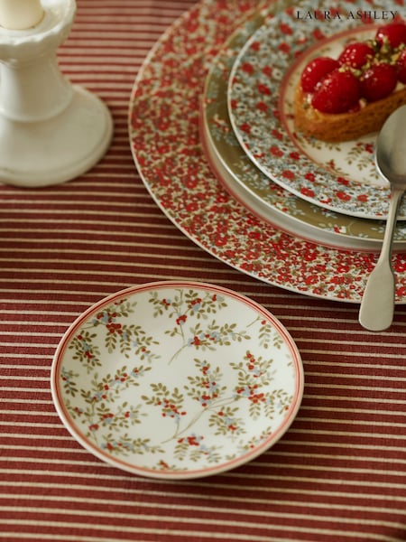 Laura Ashley Green Set of 4 Stockbridge Petit Four Plates (C57808) | €32