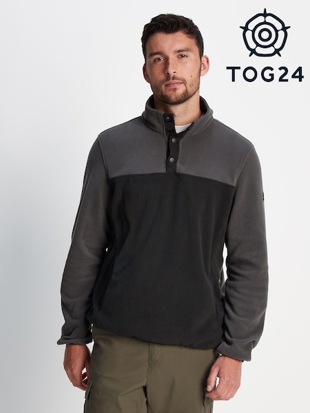 Negru - Tog 24 Farlow Press Stud Gât lână (C58003) | 146 LEI - 182 LEI