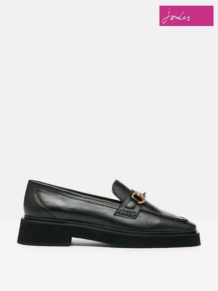 Joules Marnie Black Chunky Loafers (C58801) | €40.50