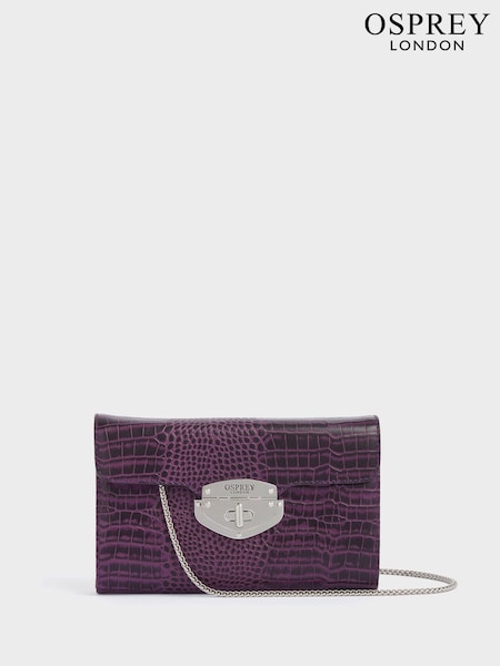 Amythyst Violett - Osprey London The Belmont Clutch Bag (C59657) | 195 €