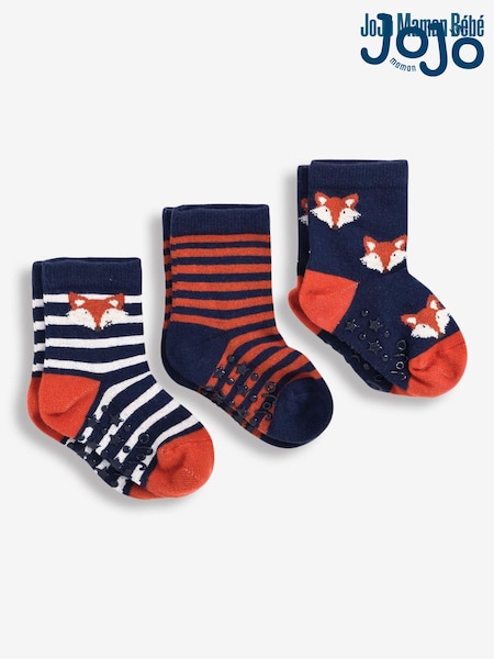 JoJo Maman Bébé 3-Pack Fox Socks (C60218) | 15 €