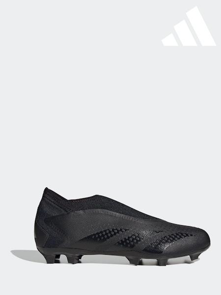 adidas Black Adult Predator Accuracy.3 Laceless Firm Ground Boots (C60345) | €56