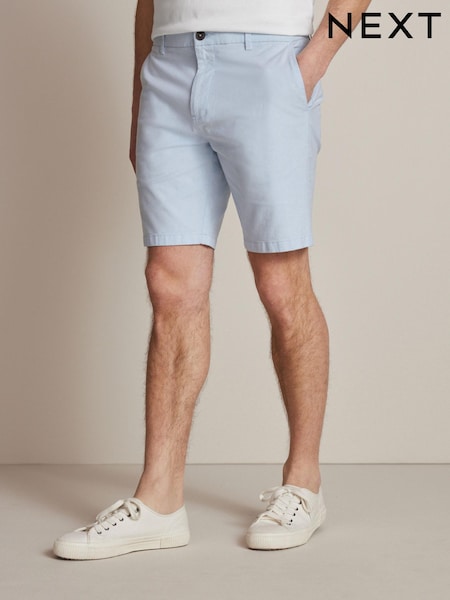 Hellblau/Oxford - Stretch Chino Shorts (C60607) | 9 €