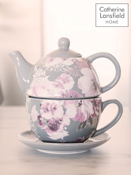 Catherine Lansfield Dramatic Floral Tea For One (C60845) | €36