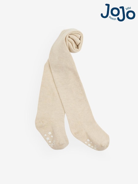 JoJo Maman Bébé Natural Cotton Rich Plain Tights (C61346) | €15
