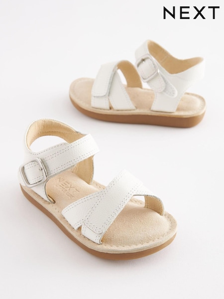Weiß - Leather Sandals (C61683) | 18 € - 21 €