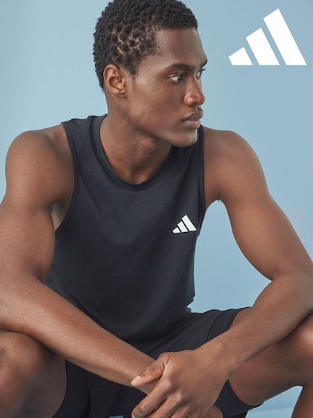 adidas Black Train Essentials Feelready Training Vest (C61752) | 74 QAR - 89 QAR