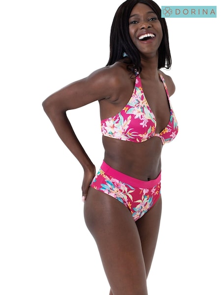 Dorina Vanua Levu Pink Eco High Leg Bikini Bottoms (C62547) | €5