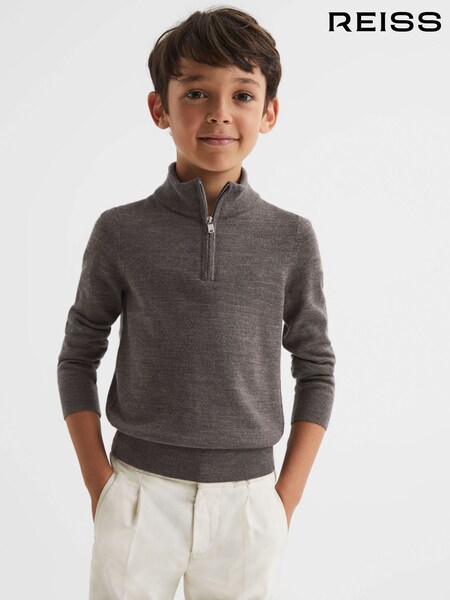 Reiss Blackhall Zip Up Knitted Jumper (C62735) | ‏274 د.إ.‏