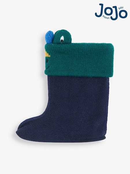 JoJo Maman Bébé Navy Blue Dino Welly Liners Socks (C63153) | R$ 145