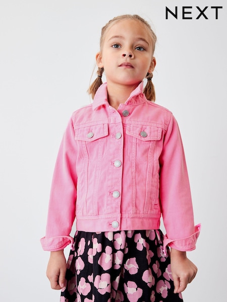 Bright Pink Denim Western Jacket (3-16yrs) (C63173) | €5.50 - €6.50