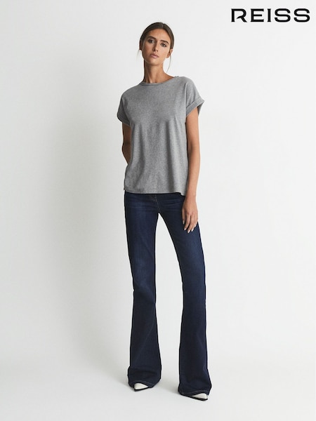 Reiss Tereza Cotton Jersey Crew Neck T-Shirt (C63200) | 289 LEI