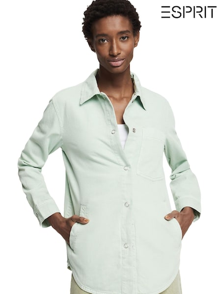 Esprit Green Tencel Oversized Shirt (C63211) | €30