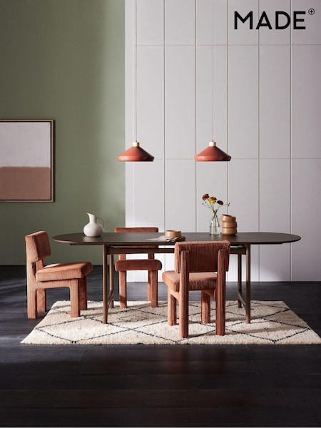 MADE.COM Walnut Oak Veneer Maggie Extending Dining Table (C63721) | €1,259