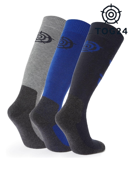 Tog 24 Blue Bergenz Ski Socks 3 Pack (C64496) | €37